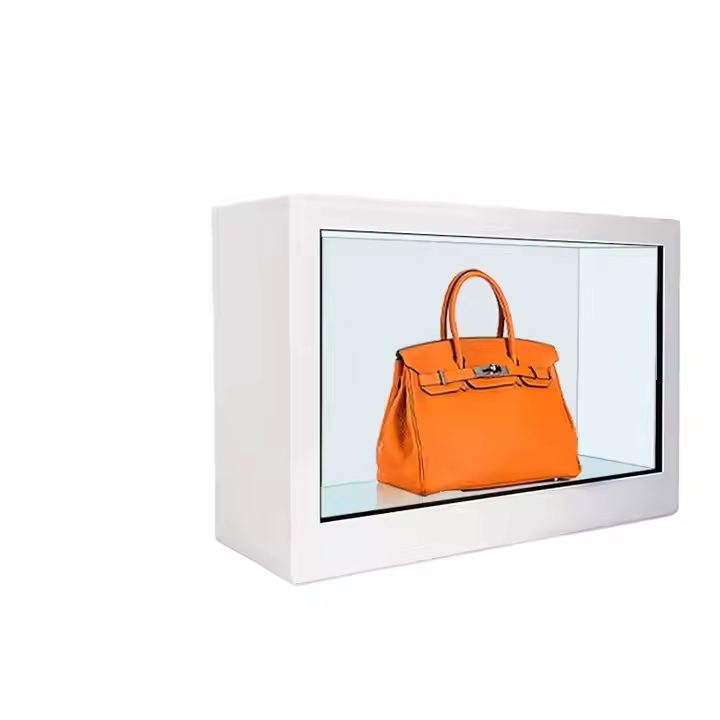 22inch 3D hologramová krabice Průhledná LCD Showcase