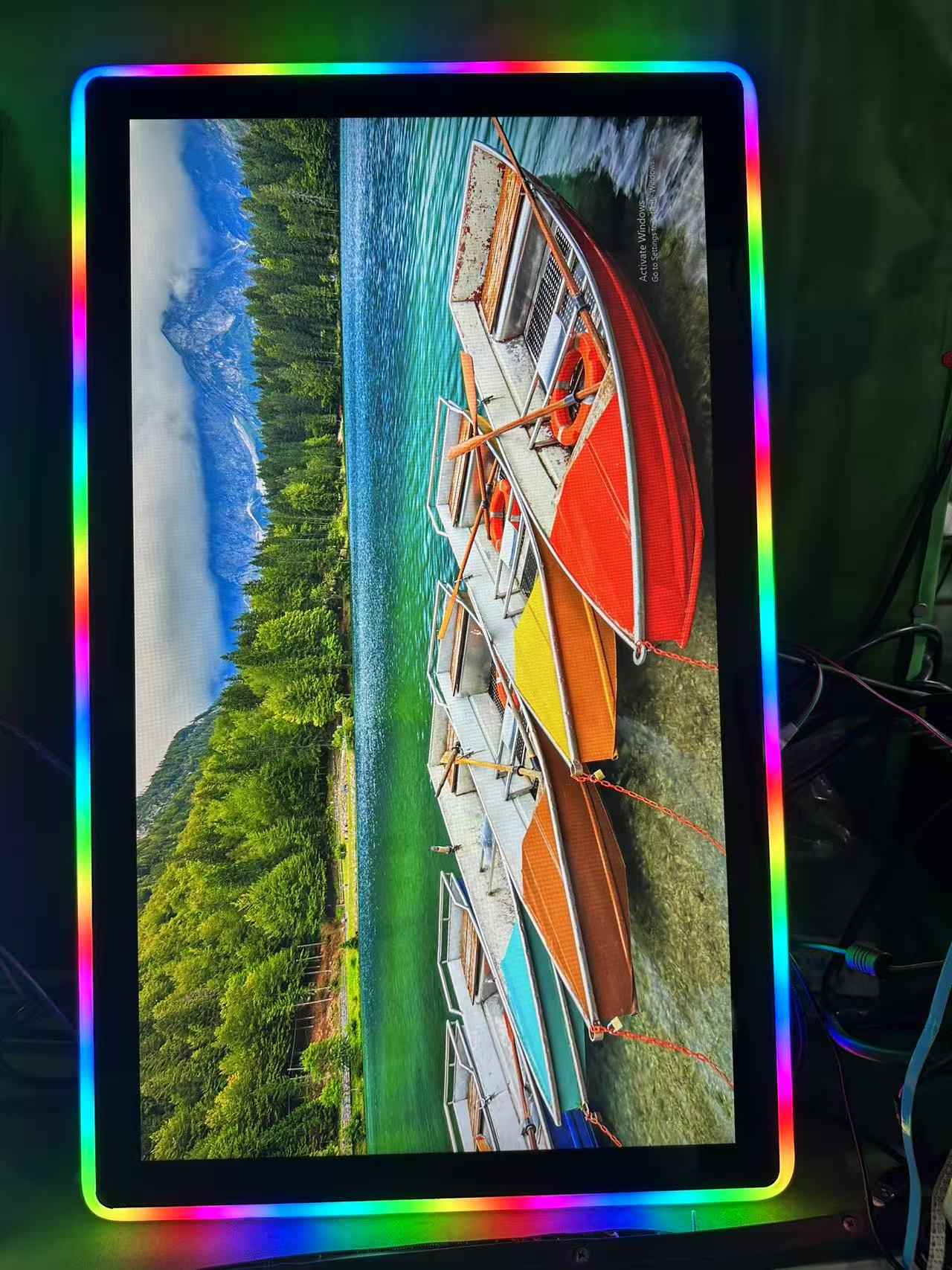 27 palcový kapacitní monitor dotykové obrazovky s LED RGB